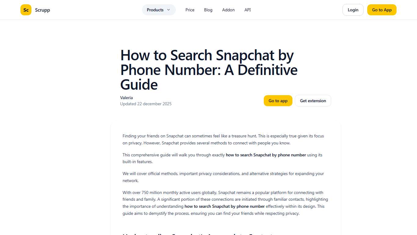 How to Search Snapchat by Phone Number: A Definitive Guide