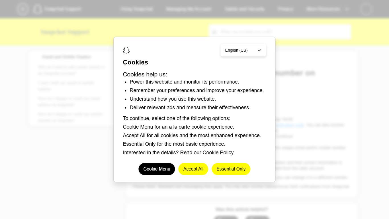 How do I change or verify my mobile number on Snapchat? – Snapchat Support
