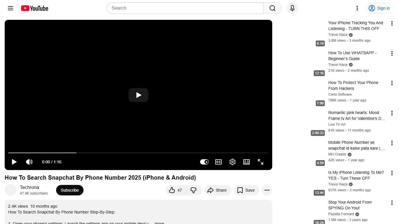 How To Search Snapchat By Phone Number 2025 (iPhone & Android) - YouTube